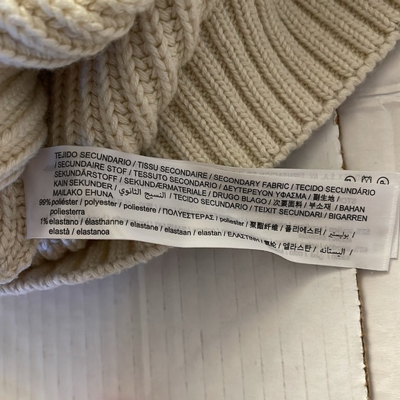 Cream Lace Knit Women's Sweater - Picture 7 of 7